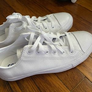 Chuck Taylor All Star Leather White Shoes